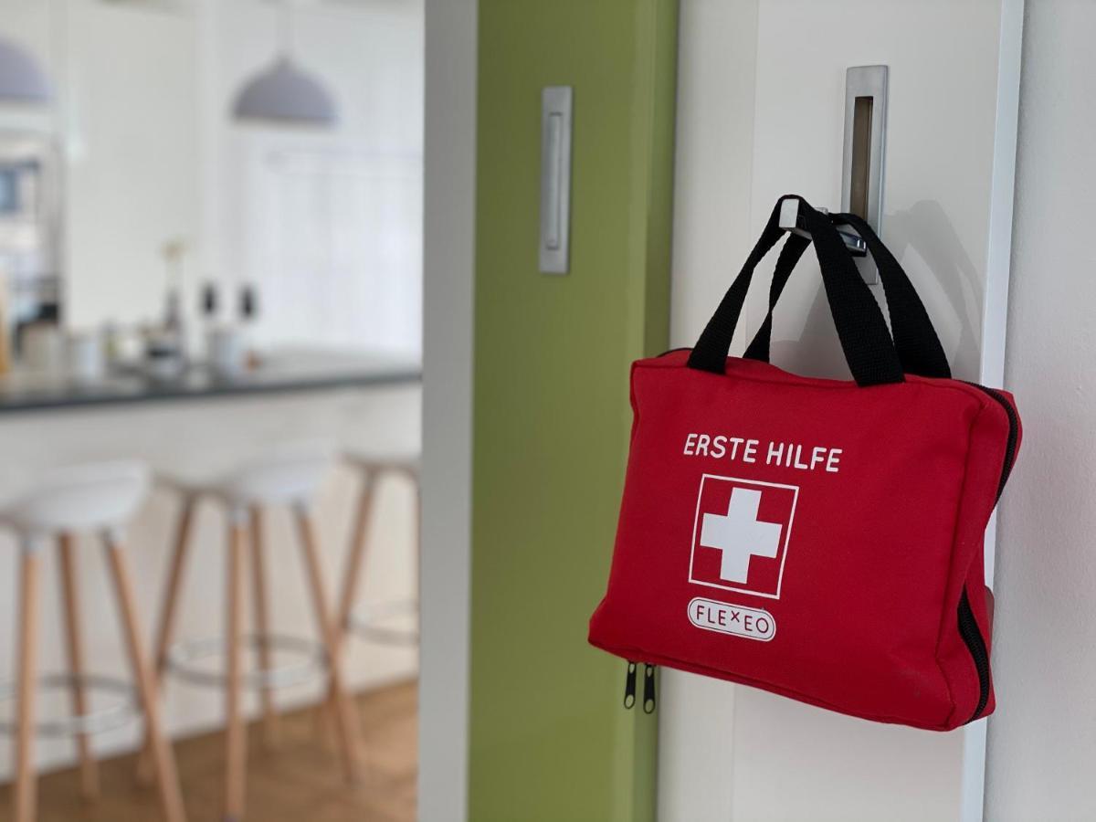 Panorama Penthouse Apartment Mit Klima Und Whirlpool Fuer Bis Zu 6 Personen Frankenthal  Eksteriør billede