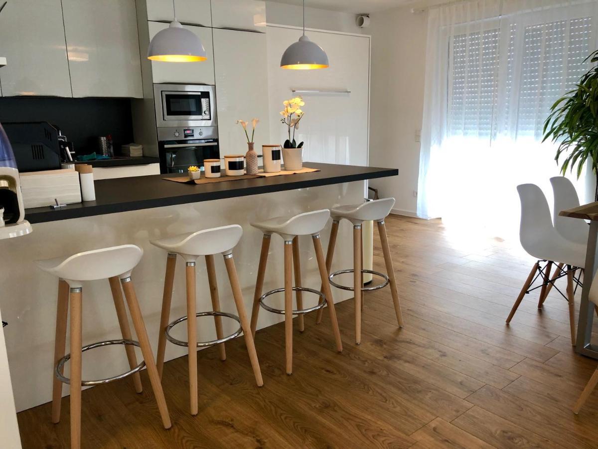 Panorama Penthouse Apartment Mit Klima Und Whirlpool Fuer Bis Zu 6 Personen Frankenthal  Eksteriør billede