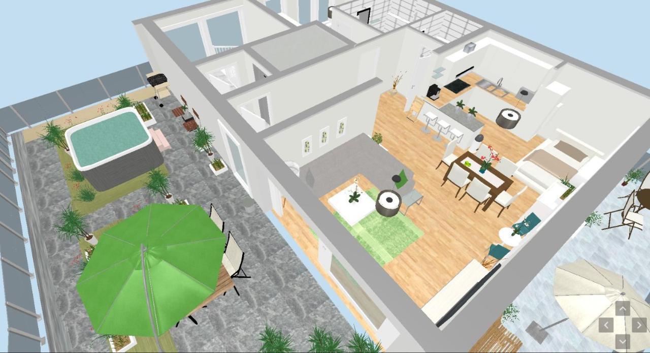 Panorama Penthouse Apartment Mit Klima Und Whirlpool Fuer Bis Zu 6 Personen Frankenthal  Eksteriør billede