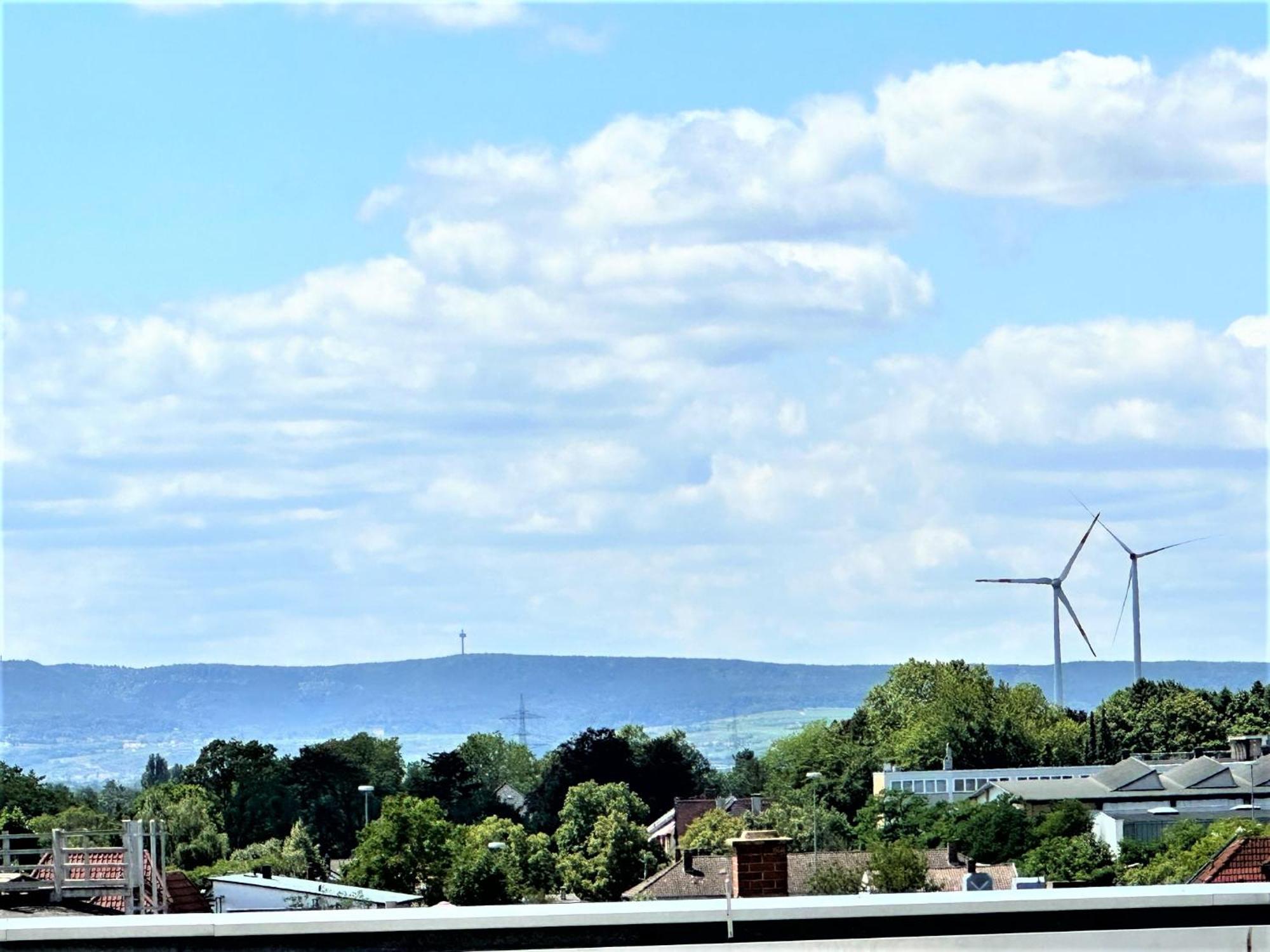 Panorama Penthouse Apartment Mit Klima Und Whirlpool Fuer Bis Zu 6 Personen Frankenthal  Eksteriør billede