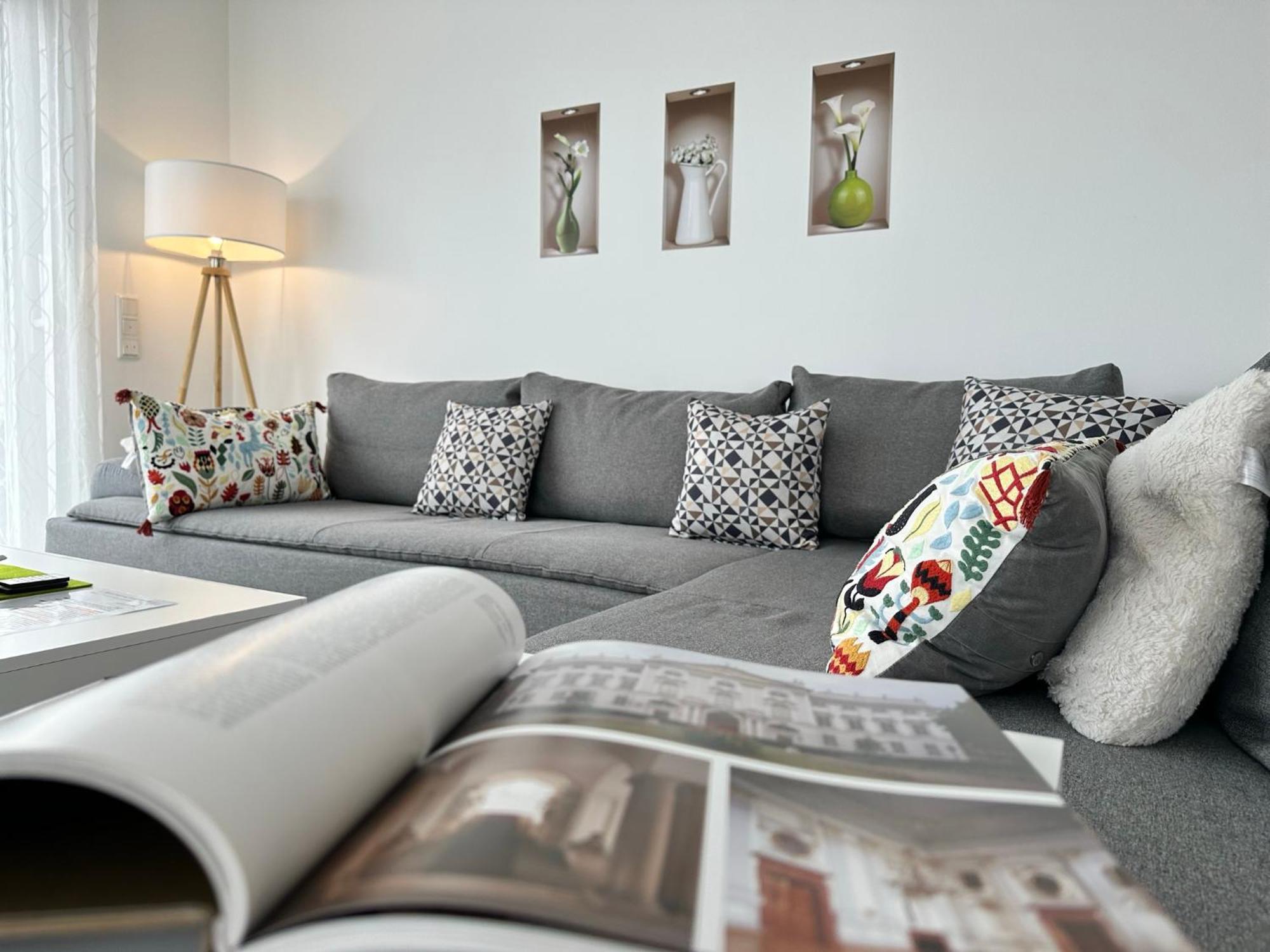 Panorama Penthouse Apartment Mit Klima Und Whirlpool Fuer Bis Zu 6 Personen Frankenthal  Eksteriør billede